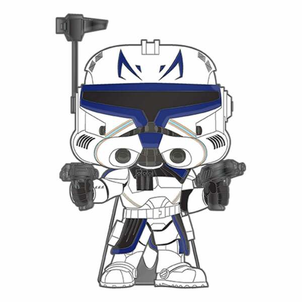 Star Wars Clone Wars Loungefly POP! Pin Chapa esmaltada Captain Rex (Glow-in-the-Dark) 10 cm