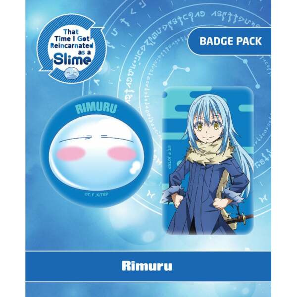 That Time I Got Reincarnated as a Slime Pack de Chapas Rimuru