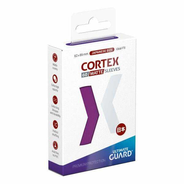 Ultimate Guard Cortex Sleeves Japanese Size Matte Violeta (60)