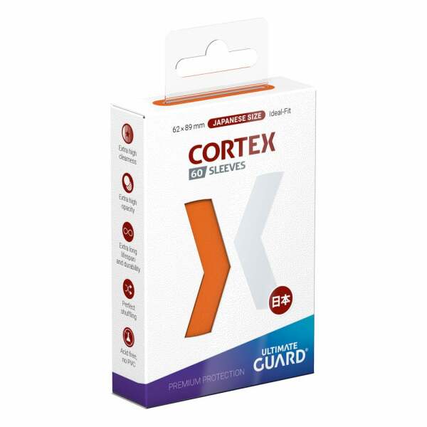 Ultimate Guard Cortex Sleeves Japanese Size Naranja (60)