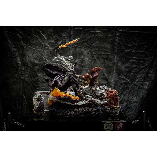 Rurouni Kenshin Estatua Elite Exclusive 1/6 Kenshin vs. Shishio 25th Anniversary Edition 60 cm