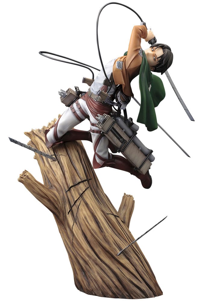 Attack on Titan Estatua ARTFXJ PVC 1/8 Levi Renewal Package Ver. 28 cm