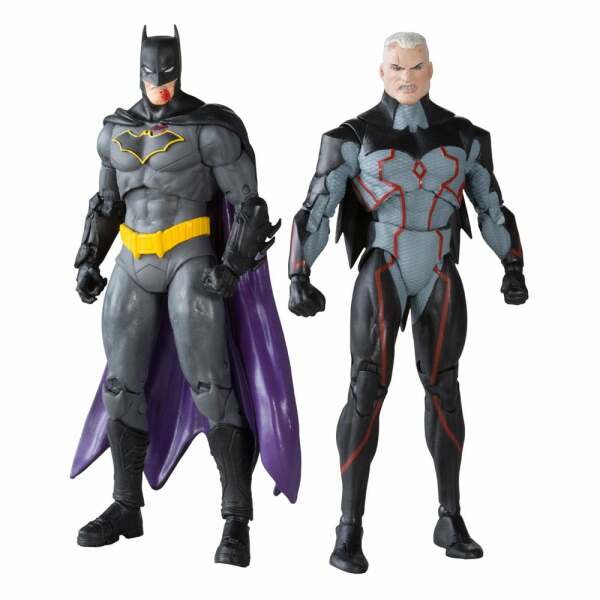 DC Collector Figuras Paquete de 6 Omega (Unmasked) & Batman (Bloody)(Gold Label) 18 cm