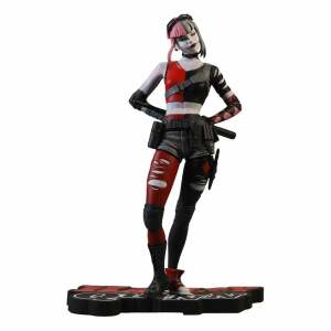 DC Direct Estatua Resina Harley Quinn: Red White & Black by Simone Di Meo 17 cm