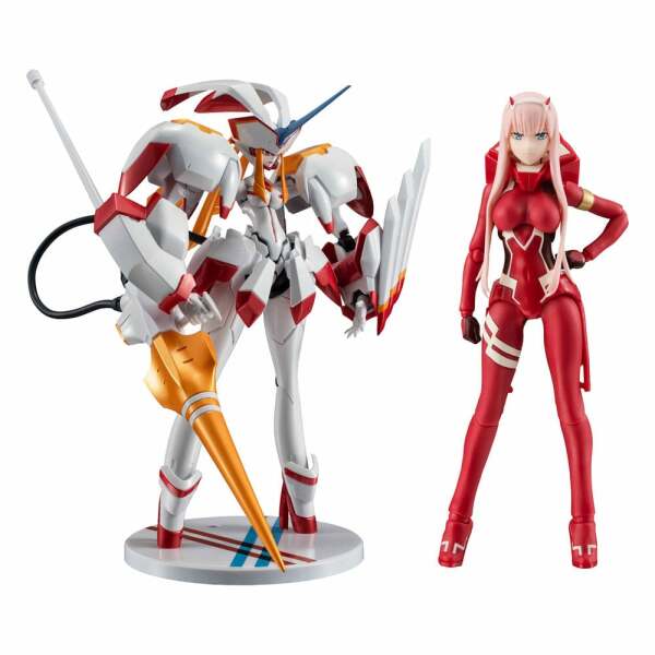 Darling in the Franxx Figuras S.H. Figuarts x The Robot Spirits Zero Two & Strelizia 5th Anniversary Set 16 cm