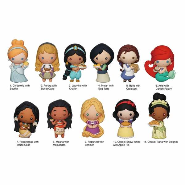 Disney Colgantes PVC Princess with Food Series 44 Expositor (24)