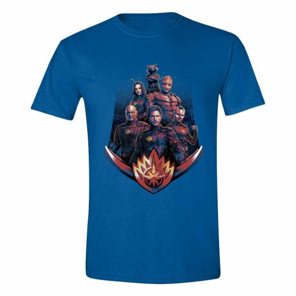 Marvel Camiseta Guardians Of The Galaxy Vol. 3 Distressed Group Pose talla L