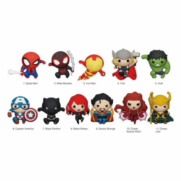 Marvel Colgantes PVC Classics Expositor (24)