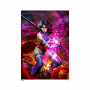 Marvel Litografia Psylocke 46 x 61 cm – sin marco