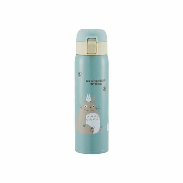 Mi vecino Totoro Botella de Agua One Push Mat Light Green 480 ml