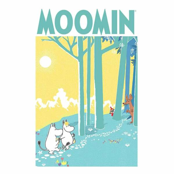 Moomin Póster Efecto 3D Forest 26 x 20 cm