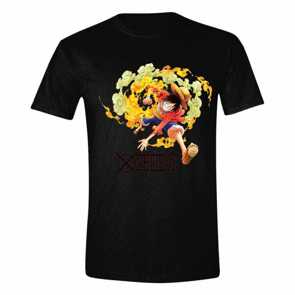 One Piece Camiseta Luffy Attack talla L