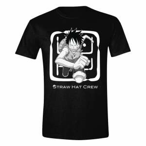 One Piece Camiseta Luffy Jumping talla XL