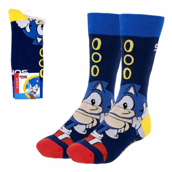 Sonic the Hedgehog calcetines Sonic Thumbs Up Surtido (6)