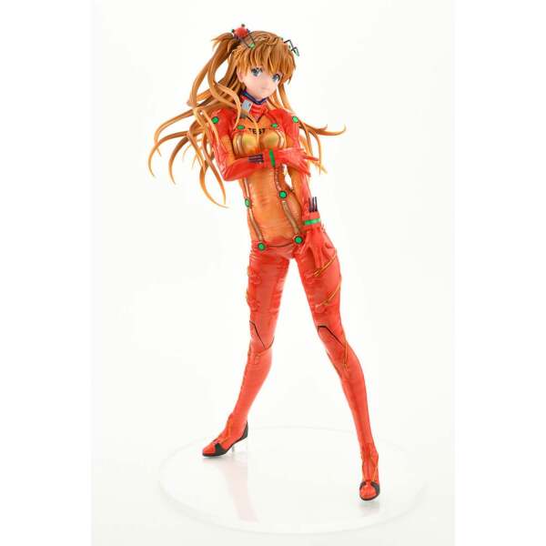 Evangelion 2.0 You Can (Not) Advance Statue PVC 1/4 Asuka Shikinami Langley Test Plugsuit Smile Ver. 40 cm - Collector4U