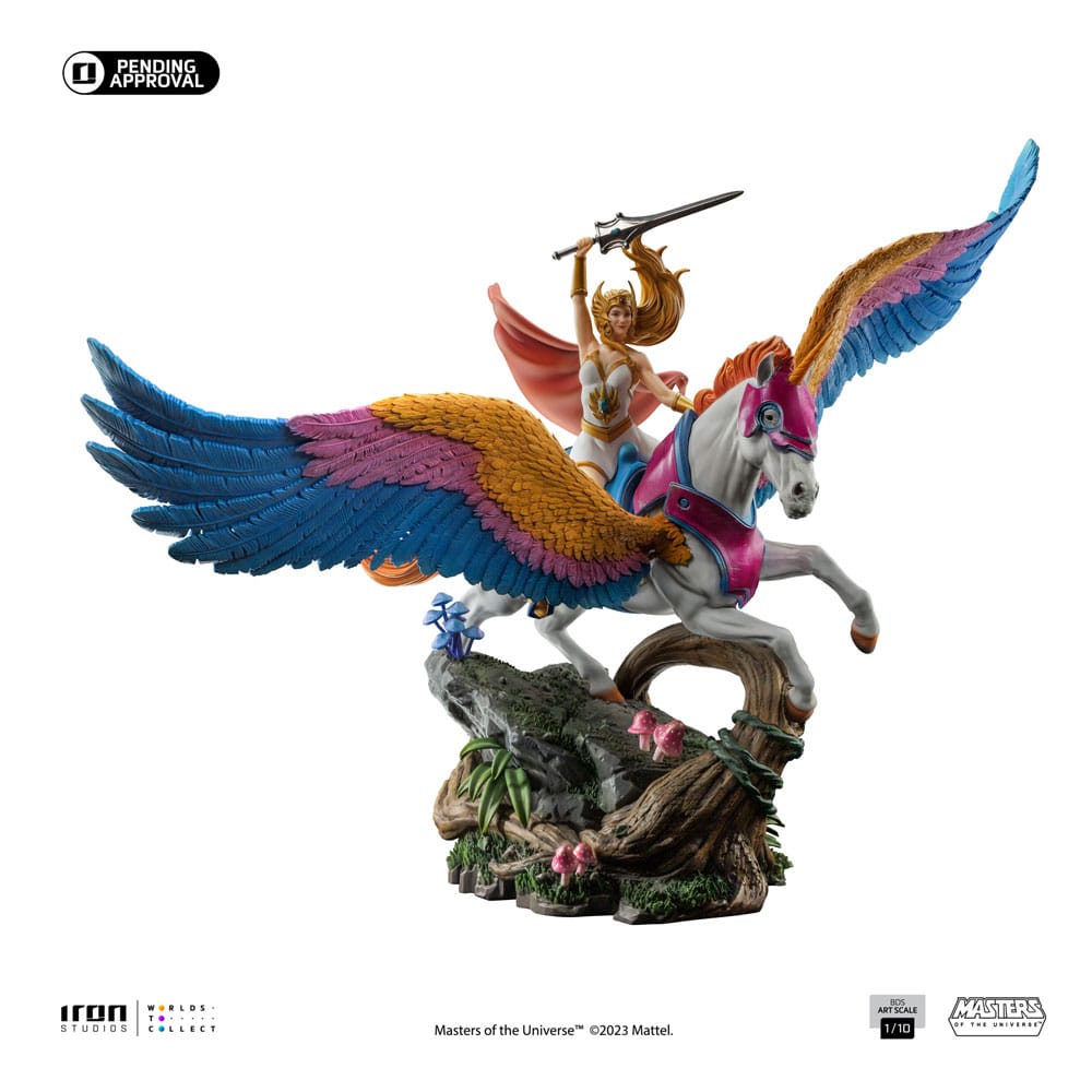 Masters of the Universe Estatua BDS Art Scale 1/10 She-Ra and Swiftwind 42 cm