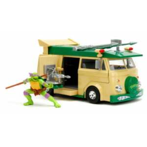 Tortugas Ninja Vehículo 1/24 Donatello & Party Wagon