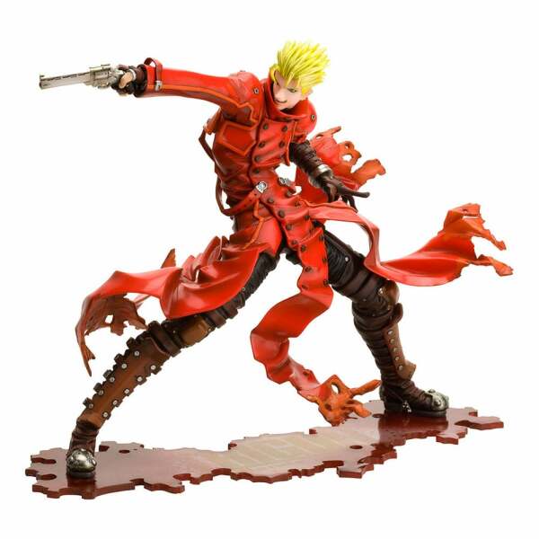 Trigun Badlands Rumble Estatua ARTFX J 1/8 Vash The Stampede Renewal Package Version 19 cm