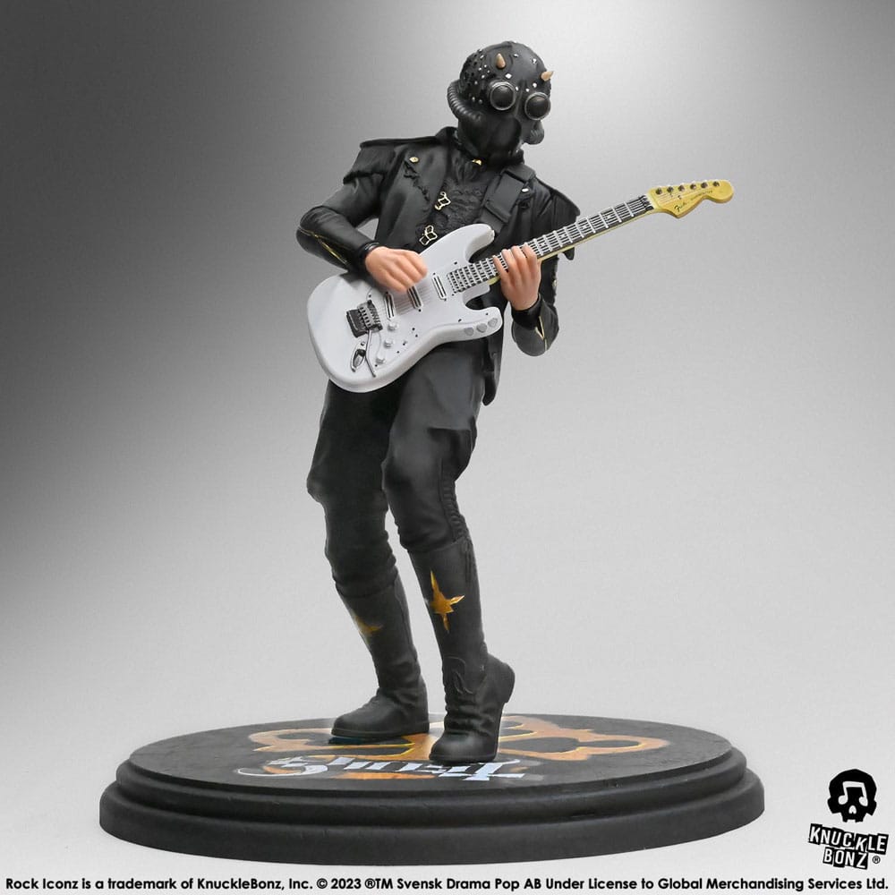 Ghost Estatua Rock Iconz 1/9 Nameless Ghoul II (White Guitar) 22 cm