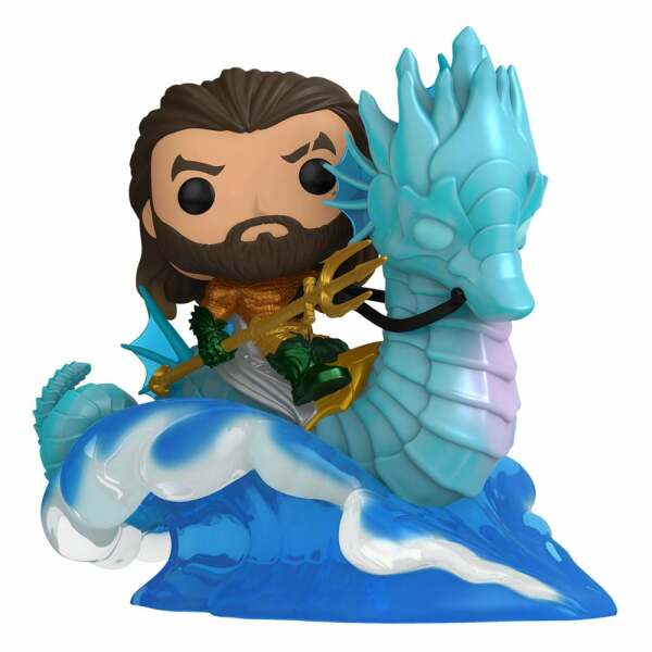 Aquaman y el Reino Perdido POP! Rides Deluxe Vinyl Figura Aquaman & Storm 15 cm