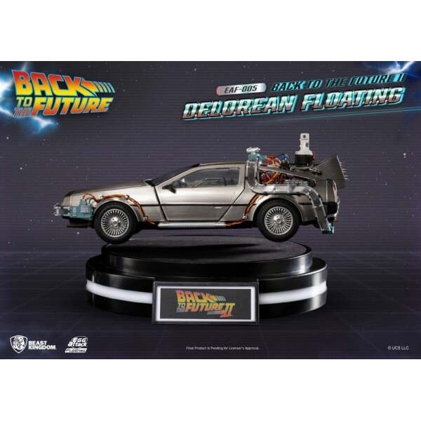 Back to the Future Estatua Egg Attack Floating Back to the Future II DeLorean Standard Version 20 cm