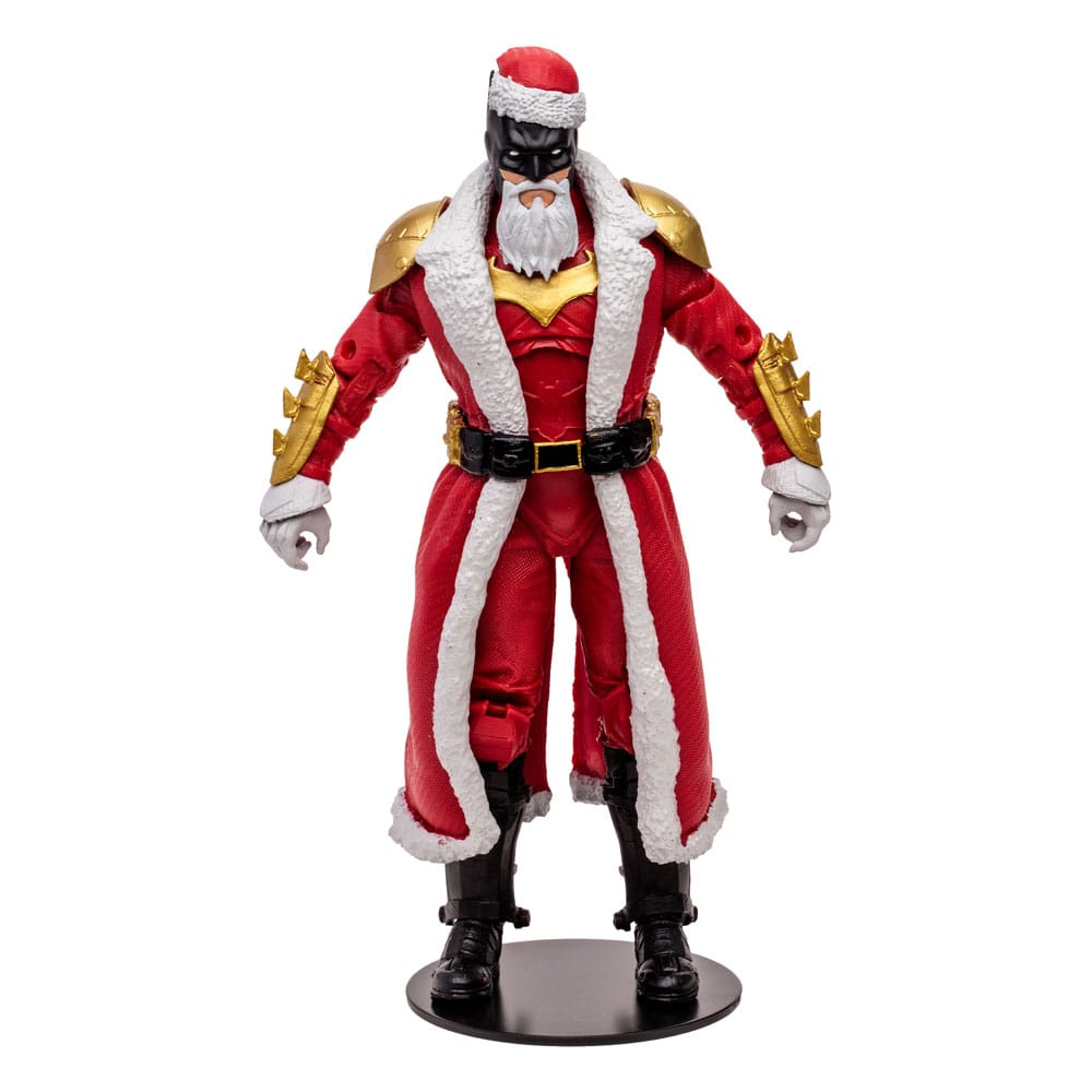 DC Multiverse Figura Bat Santa (Red Variant) (Gold Label) 18 cm