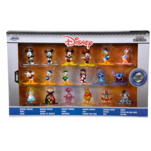 Disney Pack de 18 Figuras Nano Metalfigs Diecast Wave 1 4 cm