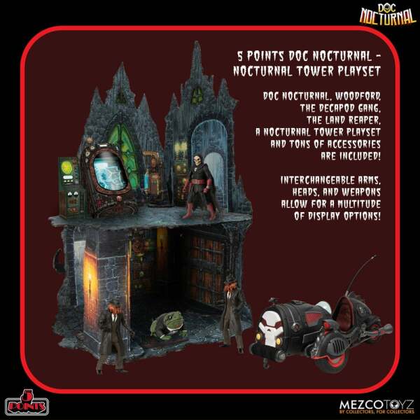 Doc Nocturnal Figuras 5 Points Nocturnal Tower Playset 9 cm