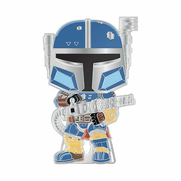 Star Wars Loungefly POP! Pin Chapa esmaltada Heavy Armor Mando 10 cm