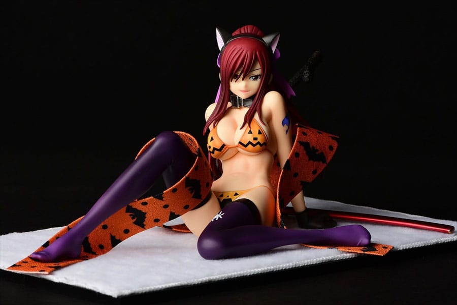Fairy Tail Estatua 1/6 Erza Scarlet - Halloween CAT Gravure_Style 13 cm - Collector4U