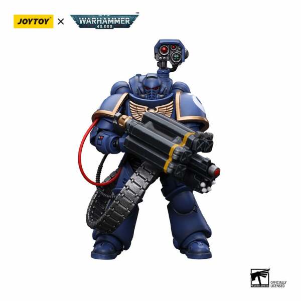 Warhammer 40k Figura 1/18 Ultramarines Desolation Marine with Castellan Launcher (Superfrag) 12 cm