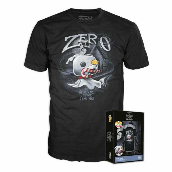 Pesadilla antes de Navidad Boxed Tee Camiseta Zero w/Cane talla L