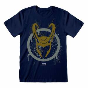 Loki Camiseta Splatter Logo talla L