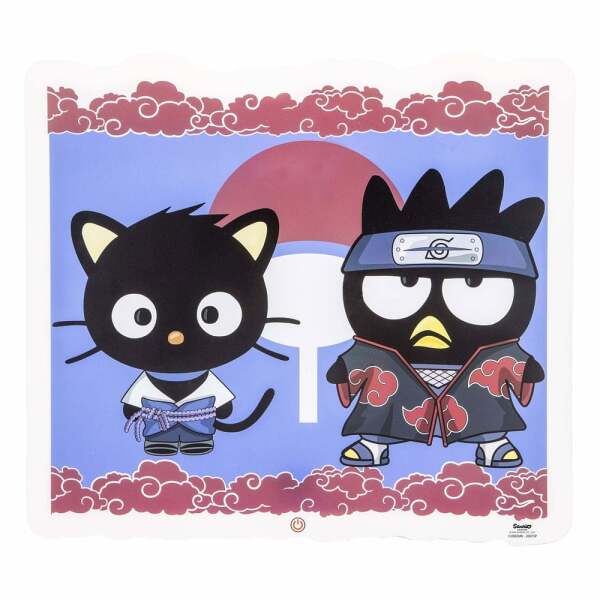 Naruto Shippuden x Hello Kitty Lámpara de pared LED Uchiwa Sanrio 30 cm