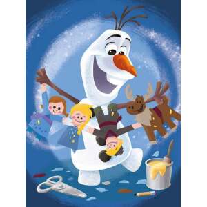 Olaf´s frozen Adventure Póster de tela Enmarcado Characters 60 x 80 cm