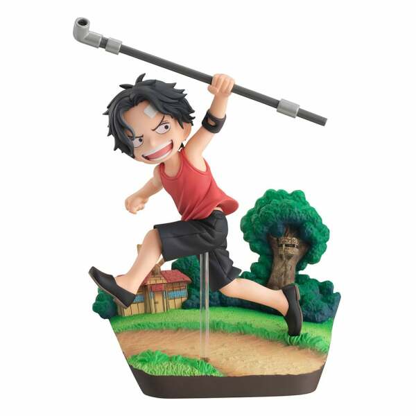 One Piece Serie G.E.M. Estatua PVC Portgas D. Ace Run! Run! Run! 13 cm