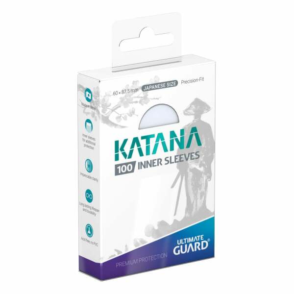 Ultimate Guard Katana Inner Sleeves Japanese Size Transparente (100)