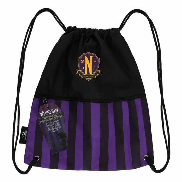 Wednesday Bolso de tela Nevermore Academy Purple