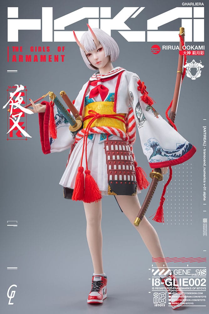 Original Character i8Toys x Gharliera Figura 1/6 The Girls of Armament Rirua Ookami 28 cm