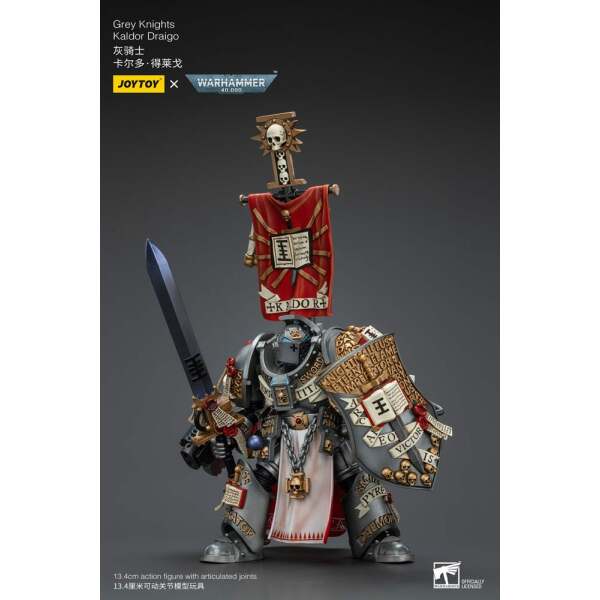 Warhammer 40k Figura 1/18 Grey Knights Kaldor Draigo 12 cm