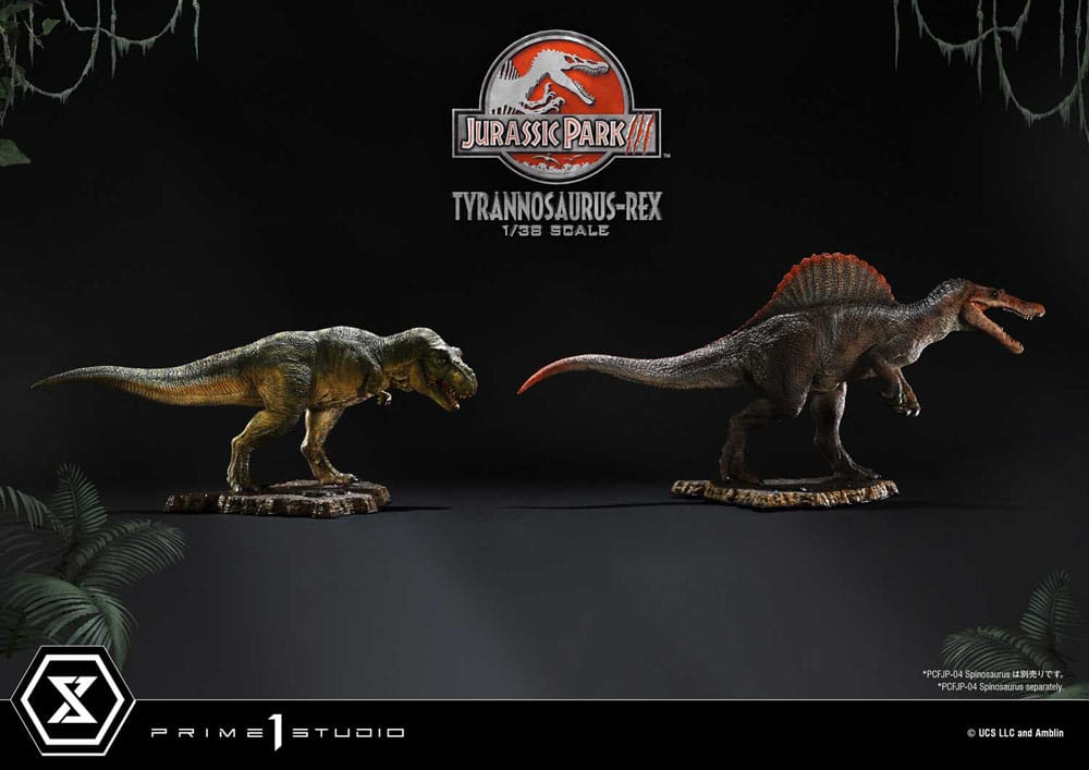 Jurassic Park III Estatua Prime Collectibles 1/38 T-Rex 17 cm