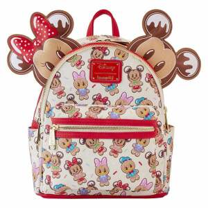 Disney by Loungefly Set de Mochila y Diadema Mickey & Friends Gingerbread Cookie AOP