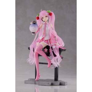 Hatsune Miku AMP Estatua PVC Statue Sakura Miku Lantern Ver. Reissue 20 cm