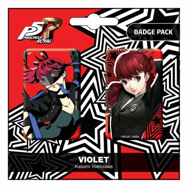 Persona 5 Royal Pack de Chapas Violet / Kasumi Yoshizawa