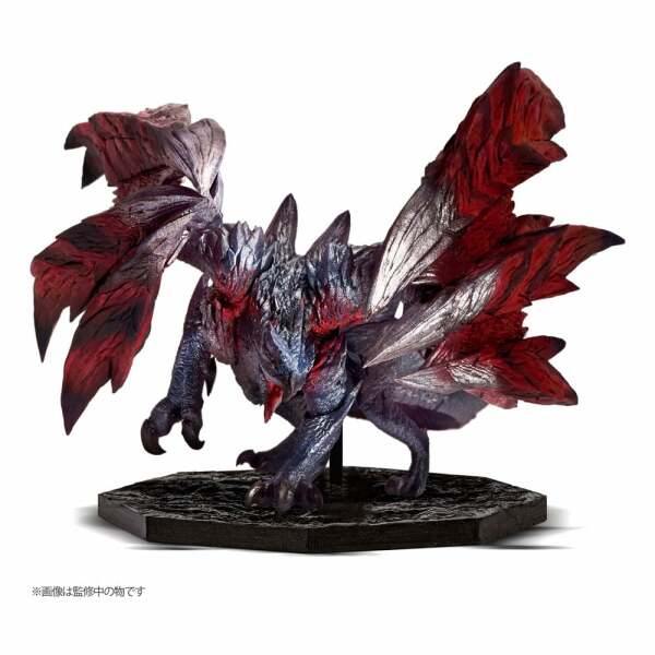 Monster Hunter Estatua PVC Builder Cube Crimson Glow Valstrax 10 cm