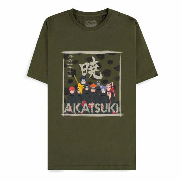 Naruto Shippuden Camiseta Akatsuki Clan talla L