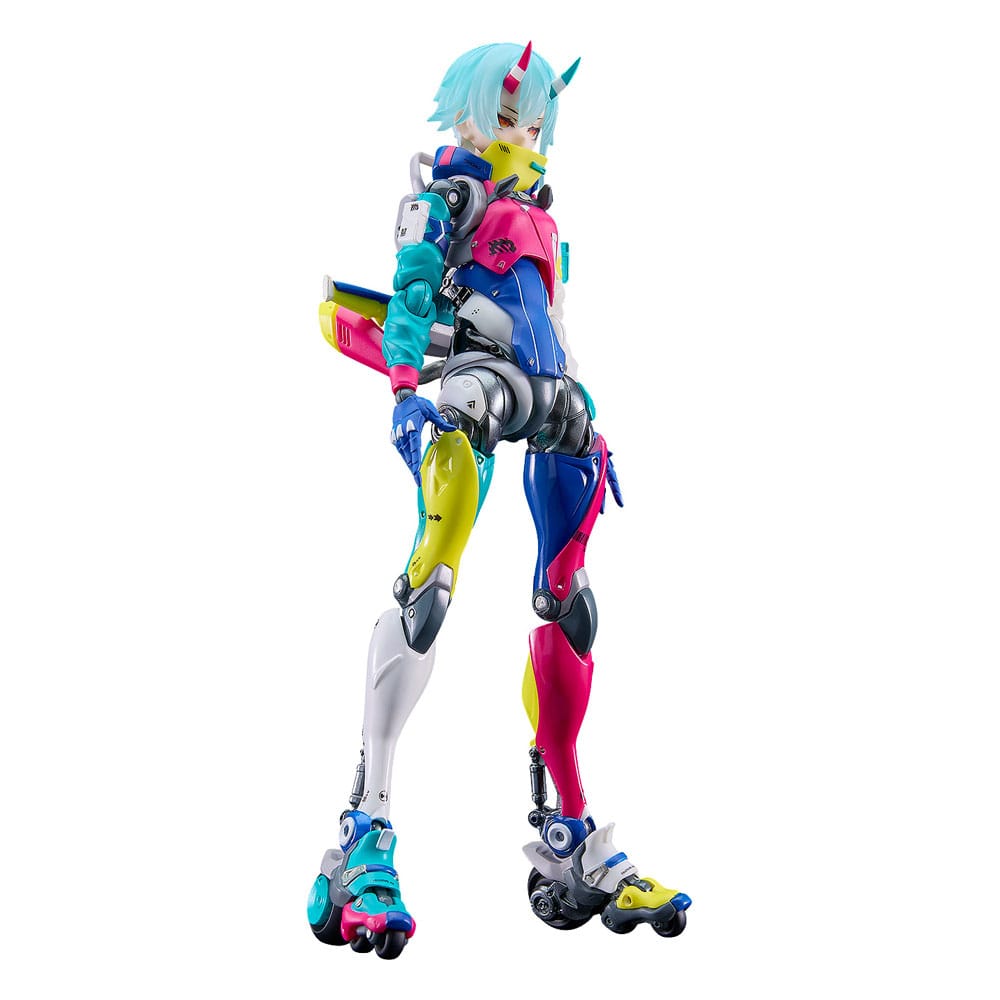 Shojo-Hatsudoki Maqueta Hagane Works Diecast / PVC Figura Motored Cyborg Runner SSX_155 Psychedelic Rush 17 cm