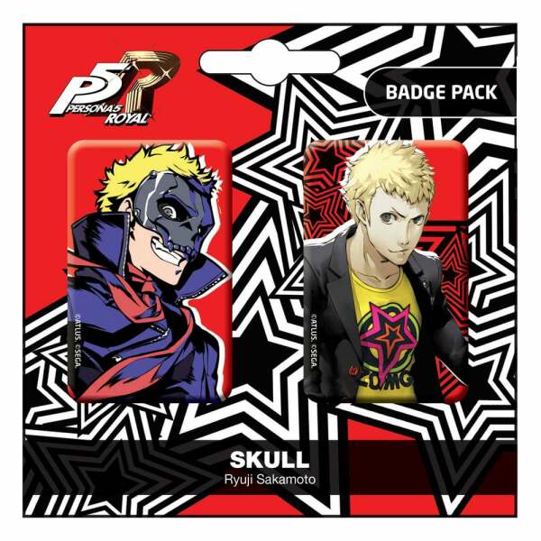 Persona 5 Royal Pack de Chapas Skull / Ryui Sakamoto