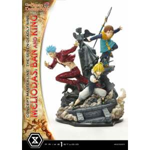 Seven Deadly Sins Concept Masterline Series Estatua Meliodas, Ban and King 55 cm