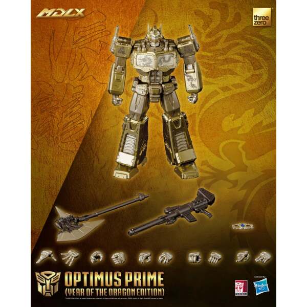 Transformers Figura MDLX Optimus Prime (Year of the Dragon Edition) 18 cm